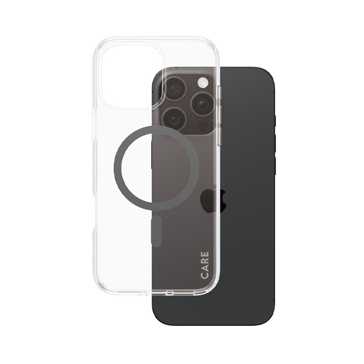 Usato Cover Panzerglass Trasparente Urban Combat W. Black Magsafe iPhone 16