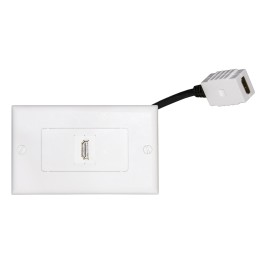 Link Placca Mod 503 con Connettori Hdmi® Femmina/Femmina con Cavetto CM 14