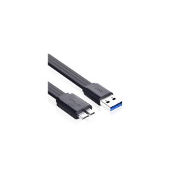 Manhattan Cavo USB3.0 M/Micro USB per HDD 0.5 MT Piatto Blu