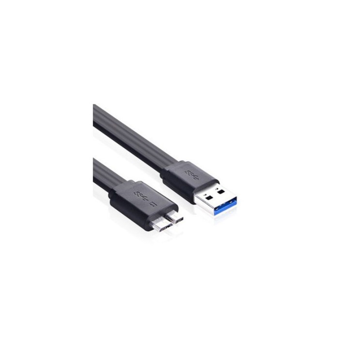 Manhattan Cavo USB3.0 M/Micro USB per HDD 0.5 MT Piatto Blu