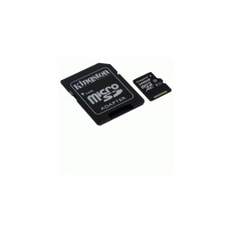 SD Memory Card Micro 128GB SDC10G2/128GB CLASS10 Uhs - I + Adattatore Kingston