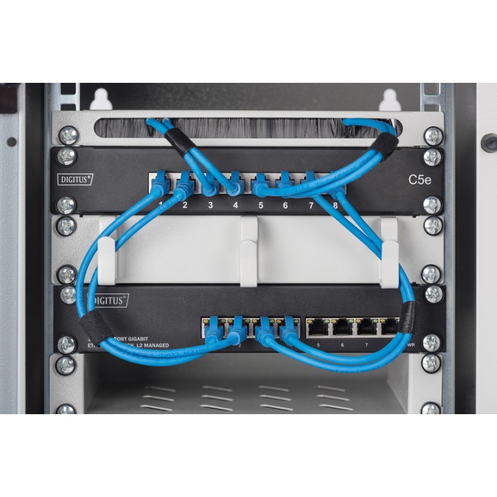 Digitus Switch Gigabit Ethernet da 8 Porte a 10 Pollici, Gestito L2 +