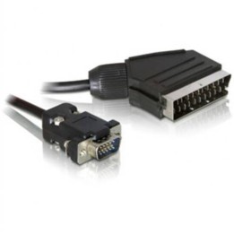 Cavo Video Scart Maschio (Output) - VGA Maschio (Input) MT 2