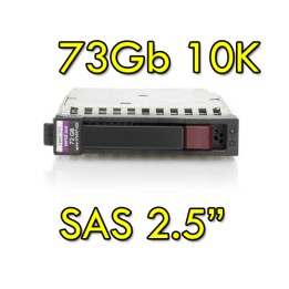 Usato Hard Disk per Server HP SAS 2.5 73GB 10K Hot Swap per Proliant DL ML BL