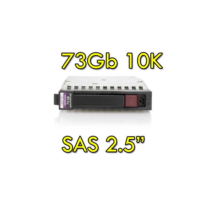 Usato Hard Disk per Server HP SAS 2.5 73GB 10K Hot Swap per Proliant DL ML BL