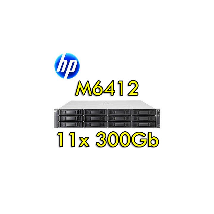Usato Storage HP M6412A Fibre Channel Drive Enclosure AG638-63011 con 3.6 Tera